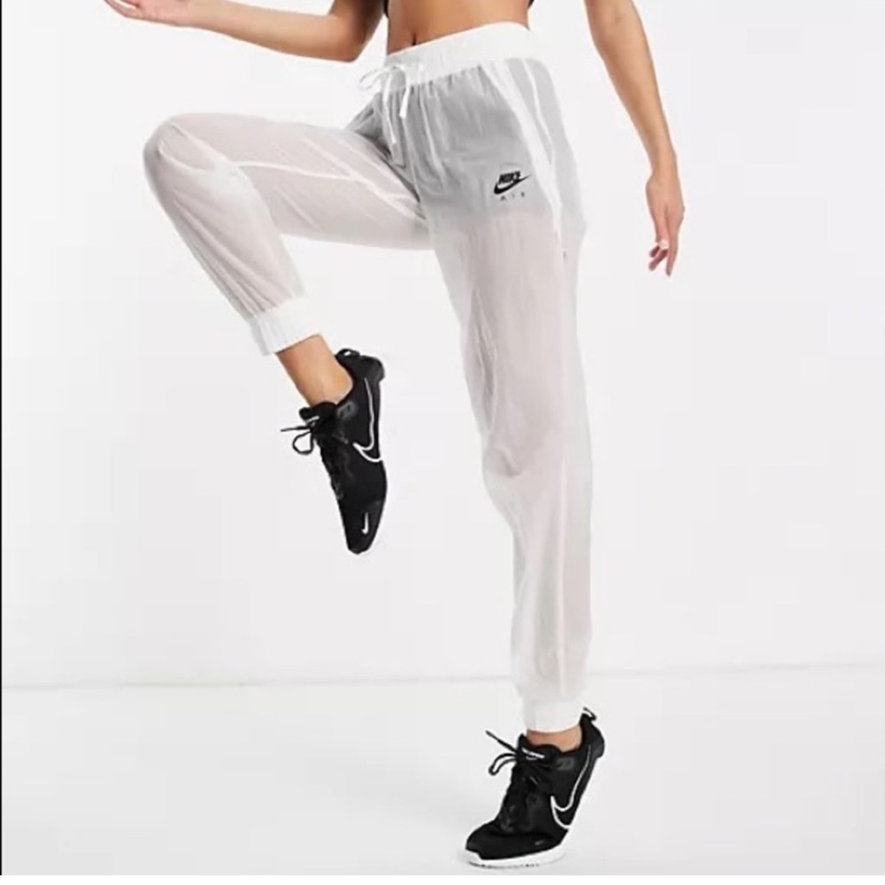 Nike Air Semi-Sheer Jogger Pant white
